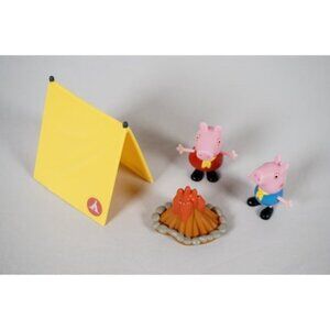 Nickelodeon Peppa Pig 4pc Camping Set Replacement Toys Tent George Firepit